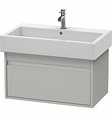 Тумба бетонно-серый матовый 75 см Duravit Ketho KT668700707