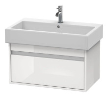 Тумба белый глянец 75 см Duravit Ketho KT668702222
