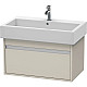 Купить Тумба тауп матовый 75 см Duravit Ketho KT668709191 в магазине сантехники Santeh-Crystal.ru