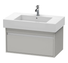 Тумба бетонно-серый матовый 80 см Duravit Ketho KT669000707