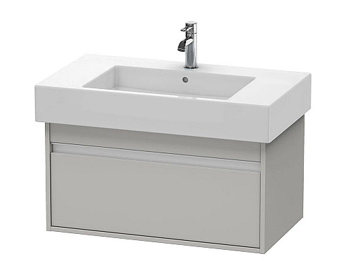 Купить Тумба бетонно-серый матовый 80 см Duravit Ketho KT669000707 в магазине сантехники Santeh-Crystal.ru