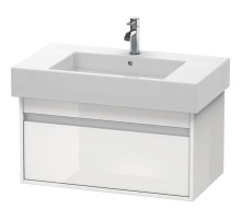 Тумба белый глянец 80 см Duravit Ketho KT669002222