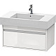 Купить Тумба белый глянец 80 см Duravit Ketho KT669002222 в магазине сантехники Santeh-Crystal.ru