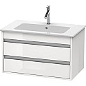 Тумба белый глянец 80 см Duravit Ketho KT642902222