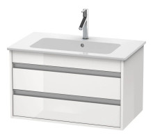 Тумба белый глянец 80 см Duravit Ketho KT642902222