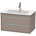 Тумба базальт матовый 80 см Duravit Ketho KT642904343