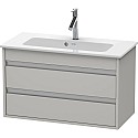 Тумба бетонно-серый матовый 80 см Duravit Ketho KT645300707