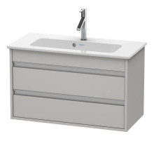 Тумба бетонно-серый матовый 80 см Duravit Ketho KT645300707