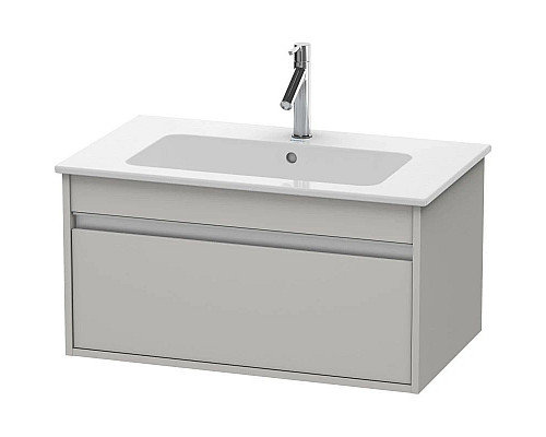 Купить Тумба бетонно-серый матовый 80 см Duravit Ketho KT641900707 в магазине сантехники Santeh-Crystal.ru