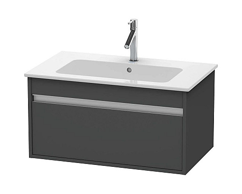 Купить Тумба графит матовый 80 см Duravit Ketho KT641904949 в магазине сантехники Santeh-Crystal.ru