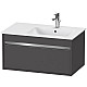 Купить Тумба графит матовый 80 см Duravit Ketho KT641904949 в магазине сантехники Santeh-Crystal.ru