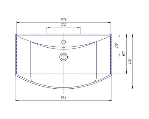 Купить Тумба с раковиной белый глянец 86,5 см Bellezza Глория 4638514000016 + 4620008197357 в магазине сантехники Santeh-Crystal.ru