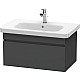 Купить Тумба графит матовый 73 см Duravit DuraStyle DS638104949 в магазине сантехники Santeh-Crystal.ru