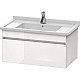 Купить Тумба белый глянец 80 см Duravit DuraStyle DS638802222 в магазине сантехники Santeh-Crystal.ru