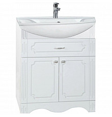 Тумба с раковиной белый глянец 76 см Bellezza Кантри 4639912000011 + 4620008197470