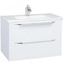 Тумба с раковиной белый глянец 77,6 см Bellezza Луиджи 4639213270014 + 4660018640177