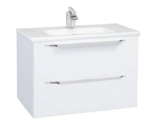 Заказать Тумба с раковиной белый глянец 77,6 см Bellezza Луиджи 4639213270014 + 4660018640177 в магазине сантехники Santeh-Crystal.ru