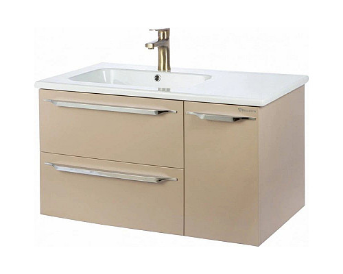 Приобрести Тумба с раковиной капучино 90 см Bellezza Луиджи 4639215272450 + 4660018641914 в магазине сантехники Santeh-Crystal.ru