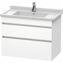 Тумба белый матовый 80 см Duravit DuraStyle DS648801818