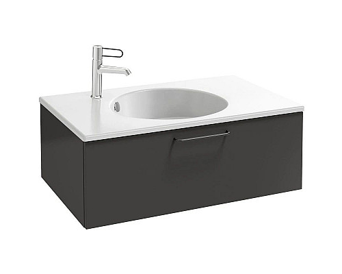Купить Тумба серый антрацит 80 см Jacob Delafon Odeon Rive Gauche EB2515-R9-N14 в магазине сантехники Santeh-Crystal.ru