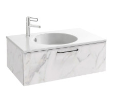 Тумба белый мрамор 80 см Jacob Delafon Odeon Rive Gauche EB2515-R9-NR4