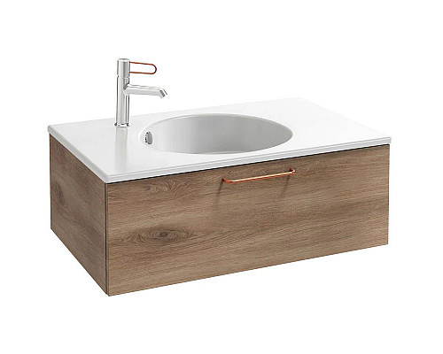 Купить Тумба квебекский дуб 80 см Jacob Delafon Odeon Rive Gauche EB2515-R7-E10 в магазине сантехники Santeh-Crystal.ru