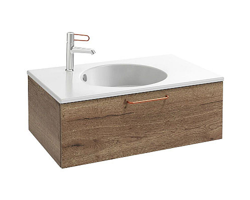 Приобрести Тумба дуб табак 80 см Jacob Delafon Odeon Rive Gauche EB2515-R7-E52 в магазине сантехники Santeh-Crystal.ru