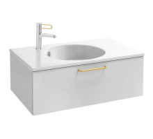 Тумба белый глянец 80 см Jacob Delafon Odeon Rive Gauche EB2515-R8-G1C