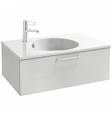 Тумба белый глянец 80 см Jacob Delafon Odeon Rive Gauche EB2515-R6-G1C