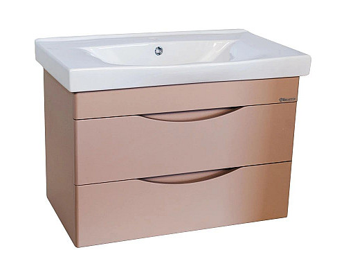Приобрести Тумба с раковиной капучино 80,5 см Bellezza Санриса 4630113180458 + 4690311076878 в магазине сантехники Santeh-Crystal.ru