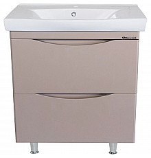 Тумба с раковиной капучино 80,5 см Bellezza Санриса 4630113660455 + 4690311076878