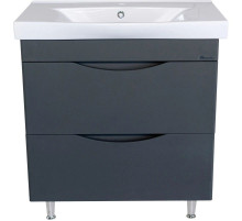 Тумба с раковиной серебро 80,5 см Bellezza Санриса 4630113660363 + 4690311076878