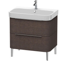 Тумба дуб темный брашированный 77,5 см Duravit Happy D.2 H2637307272