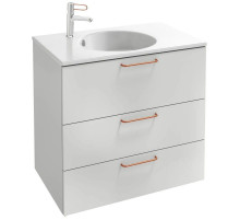 Тумба белый глянец 80 см Jacob Delafon Odeon Rive Gauche EB2532-R7-G1C