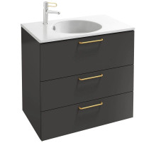 Тумба серый антрацит 80 см Jacob Delafon Odeon Rive Gauche EB2532-R8-N14