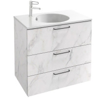 Тумба белый мрамор 80 см Jacob Delafon Odeon Rive Gauche EB2532-R9-NR4