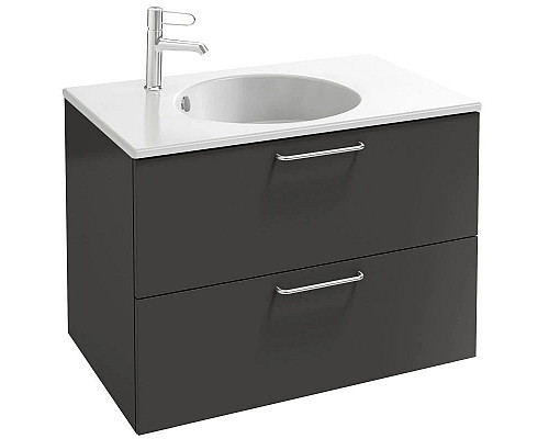 Приобрести Тумба серый антрацит 80 см Jacob Delafon Odeon Rive Gauche EB2522-R5-N14 в магазине сантехники Santeh-Crystal.ru