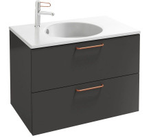 Тумба серый антрацит 80 см Jacob Delafon Odeon Rive Gauche EB2522-R7-N14