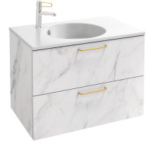 Тумба белый мрамор 80 см Jacob Delafon Odeon Rive Gauche EB2522-R8-NR4