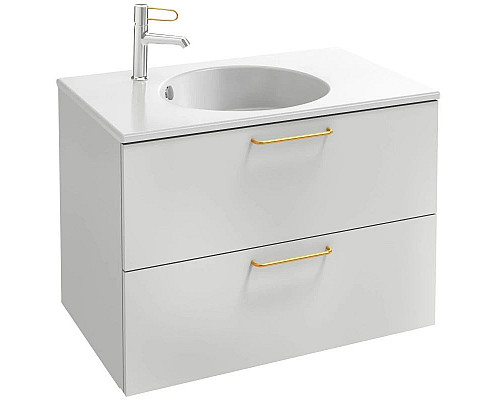 Купить Тумба белый матовый 80 см Jacob Delafon Odeon Rive Gauche EB2522-R8-M49 в магазине сантехники Santeh-Crystal.ru