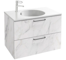 Тумба белый мрамор 80 см Jacob Delafon Odeon Rive Gauche EB2522-R9-NR4