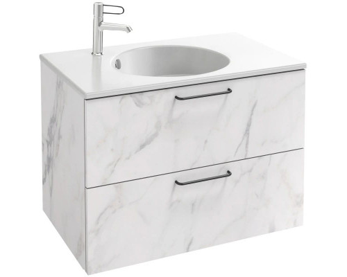Купить Тумба белый мрамор 80 см Jacob Delafon Odeon Rive Gauche EB2522-R9-NR4 в магазине сантехники Santeh-Crystal.ru