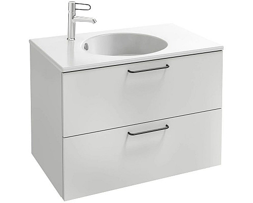 Приобрести Тумба белый матовый 80 см Jacob Delafon Odeon Rive Gauche EB2522-R9-M49 в магазине сантехники Santeh-Crystal.ru