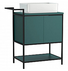 Тумба зеленый/черный 80 см Cersanit Botanique A63014