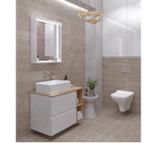 Тумба белый глянец 79,4 см Cersanit Moduo SZ-MOD80-BL/Wh