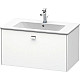 Заказать Тумба белый матовый 82 см Duravit Brioso BR400201018 в магазине сантехники Santeh-Crystal.ru
