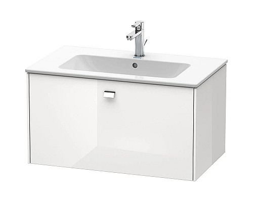Приобрести Тумба белый глянец 82 см Duravit Brioso BR400201022 в магазине сантехники Santeh-Crystal.ru