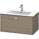 Купить Тумба серый дуб 82 см Duravit Brioso BR400201035 в магазине сантехники Santeh-Crystal.ru