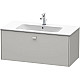 Купить Тумба бетонно-серый матовый 102 см Duravit Brioso BR400300707 в магазине сантехники Santeh-Crystal.ru