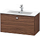 Купить Тумба темный орех 82 см Duravit Brioso BR401101021 в магазине сантехники Santeh-Crystal.ru
